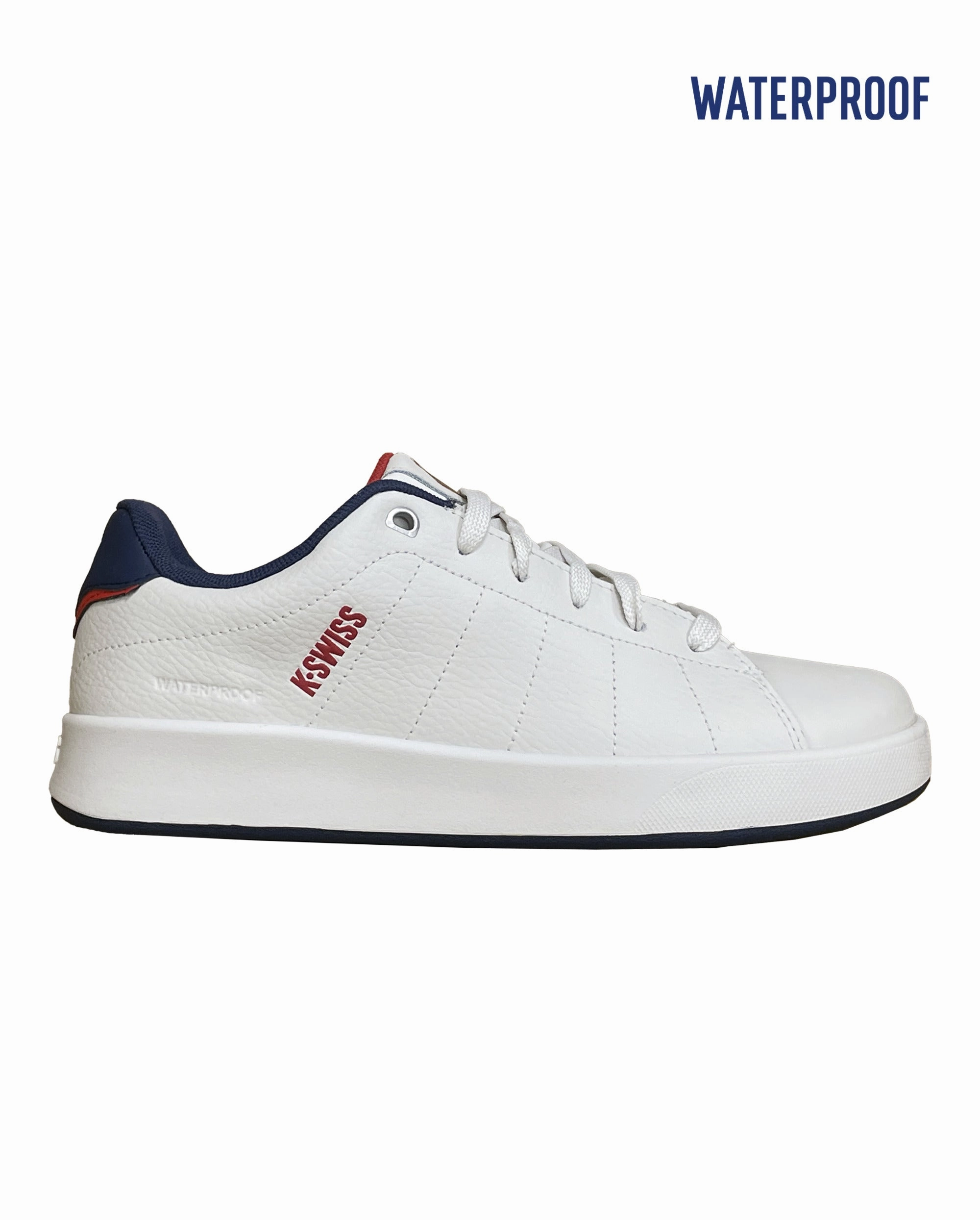 99457-130-M | WOMEN'S COURT CAMEO II WATERPROOF SNEAKERS | WMBL WHT/SEA/SALSA