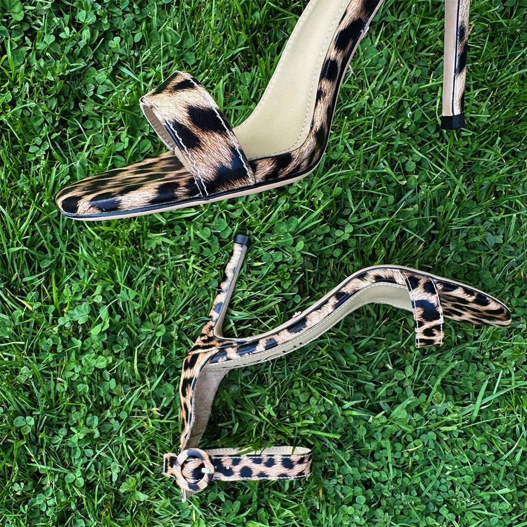 *KESIA LEOPARD - high sandal
