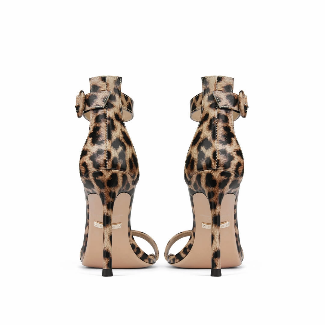 *KESIA LEOPARD - high sandal