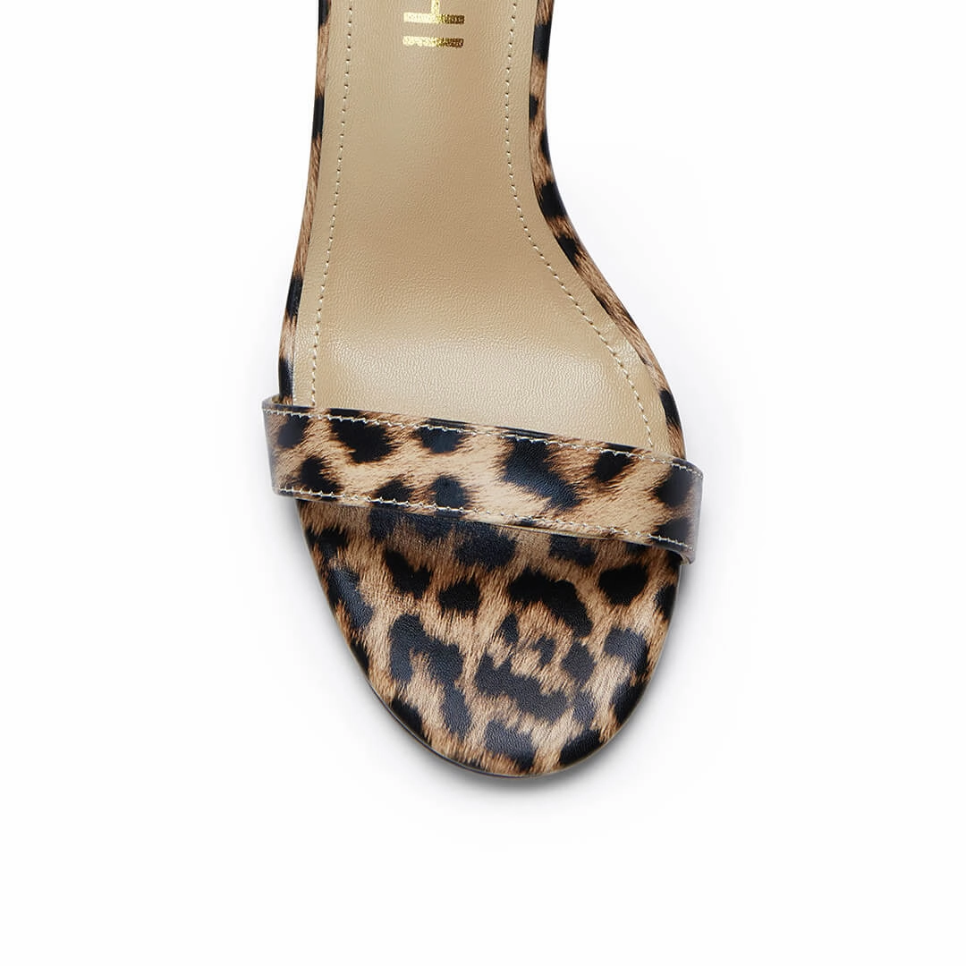 *KESIA LEOPARD - high sandal