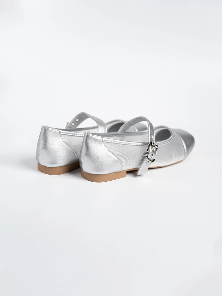 Adelle Mesh Ballerina Flats