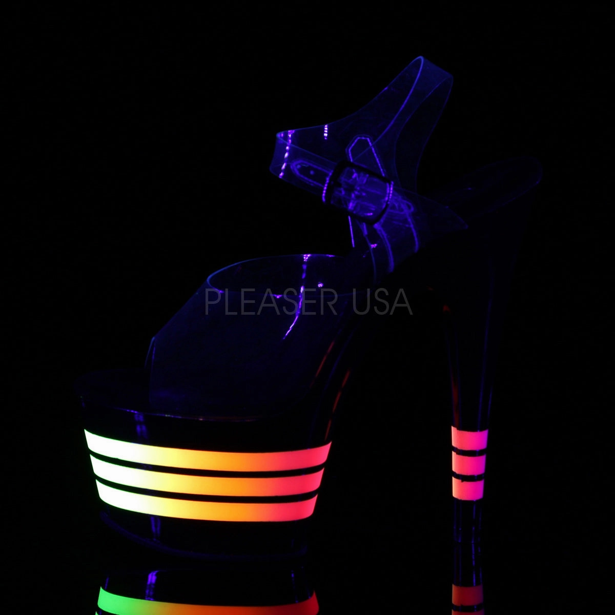 ADORE-708UVLN  Clear/Black-Neon