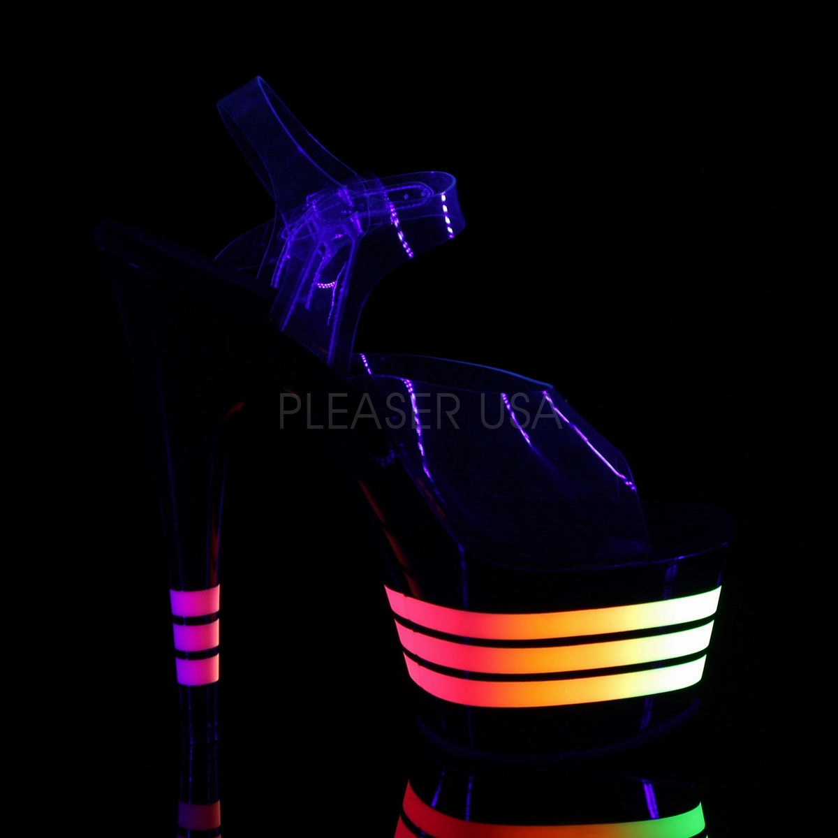 ADORE-708UVLN  Clear/Black-Neon