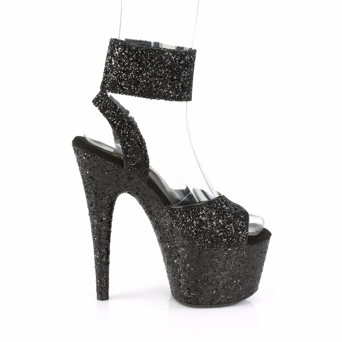 ADORE-791LG  Black Glitter/Black Glitter