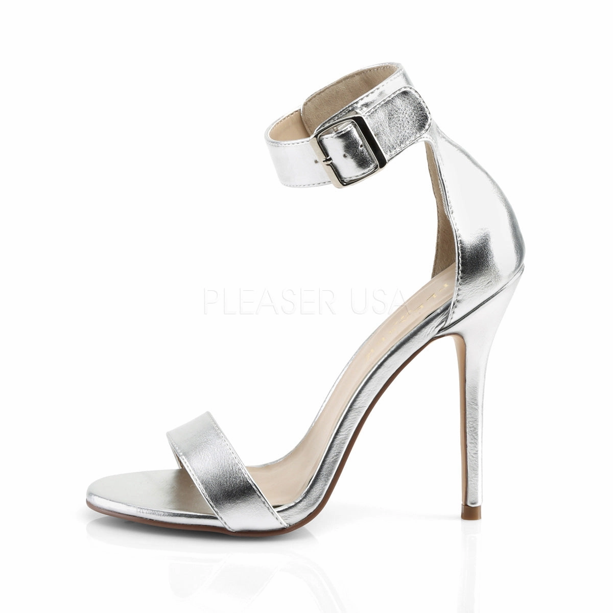 AMUSE-10  Silver Metallic Pu