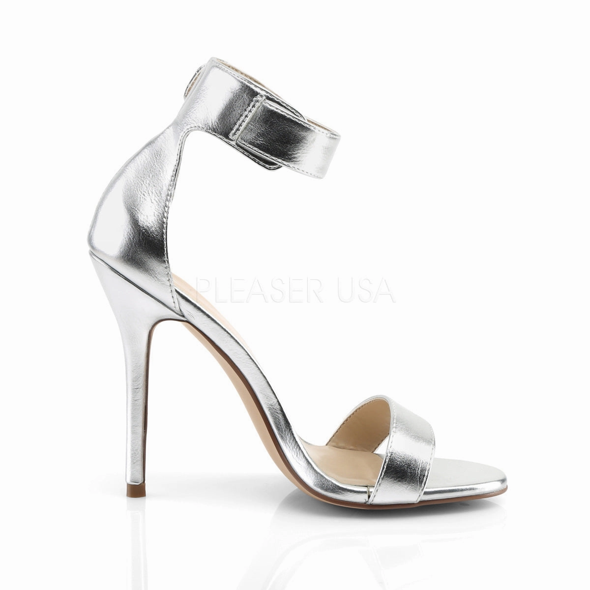 AMUSE-10  Silver Metallic Pu