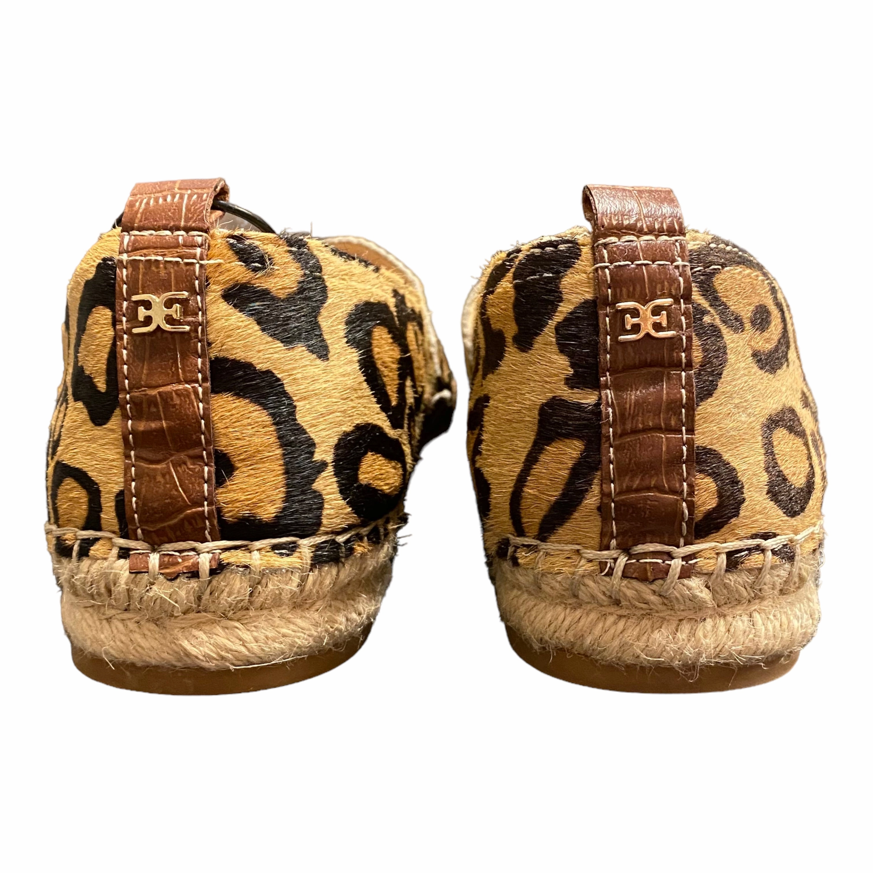 Animal Print Shoes Flats Sam Edelman, Size 8