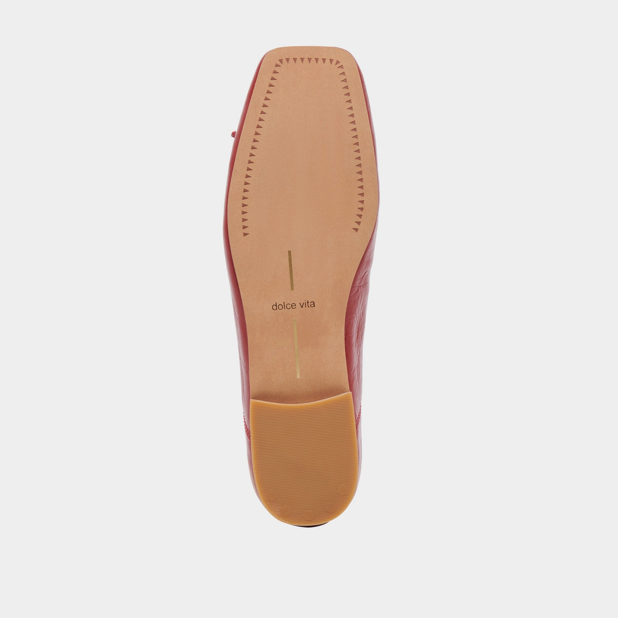 ANISA BALLET FLATS RED CRINKLE PATENT