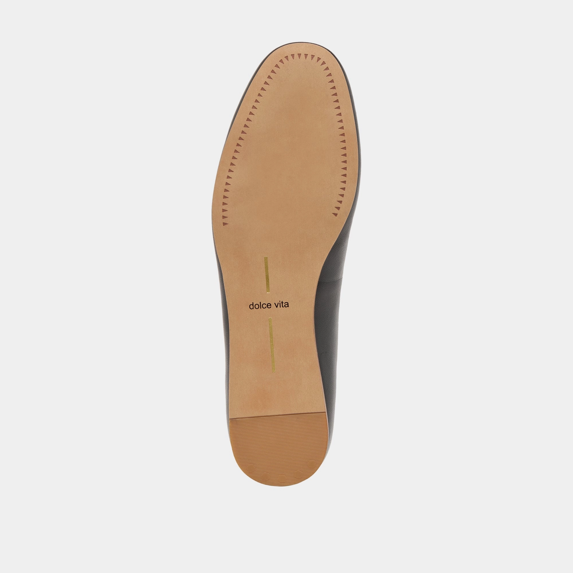 BAIDEN BALLET FLATS BLACK LEATHER