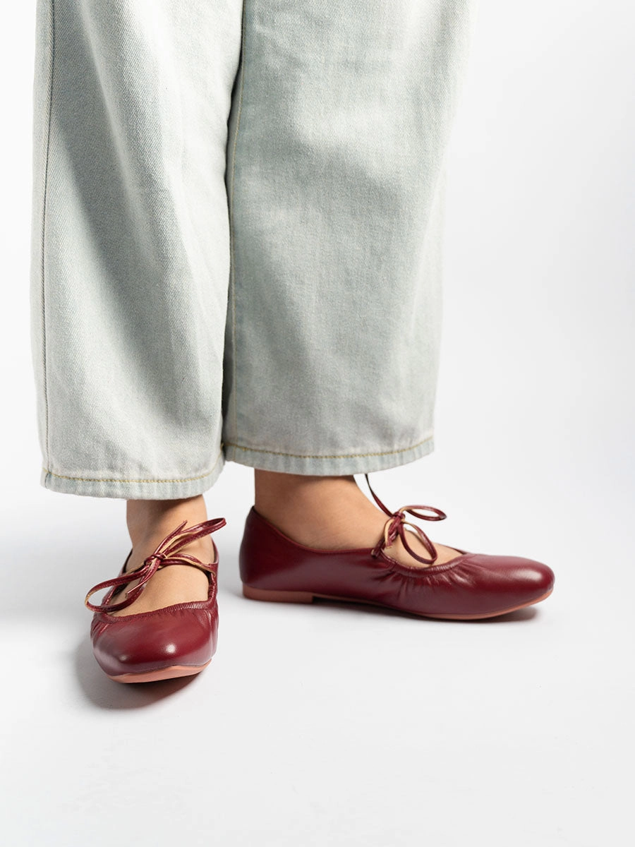 Bailey Tie Strap Flats