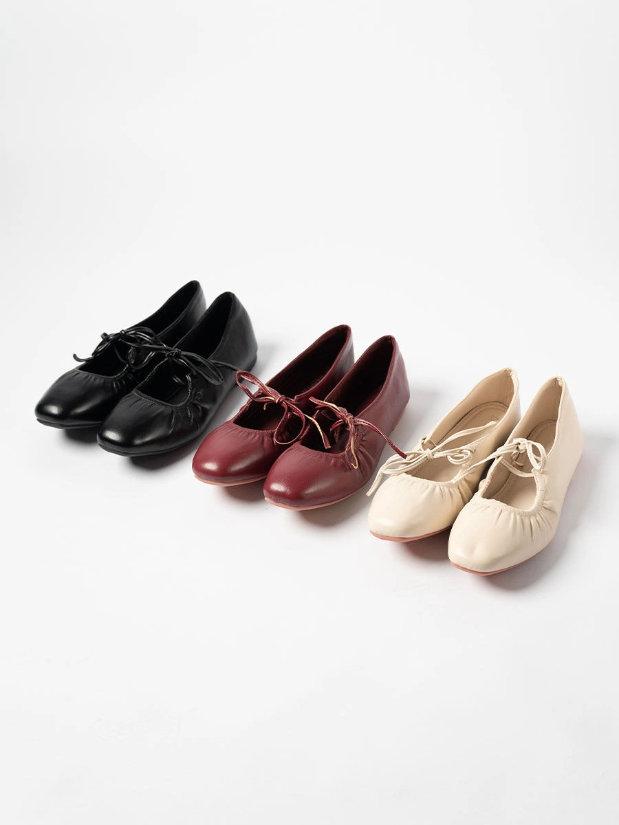 Bailey Tie Strap Flats
