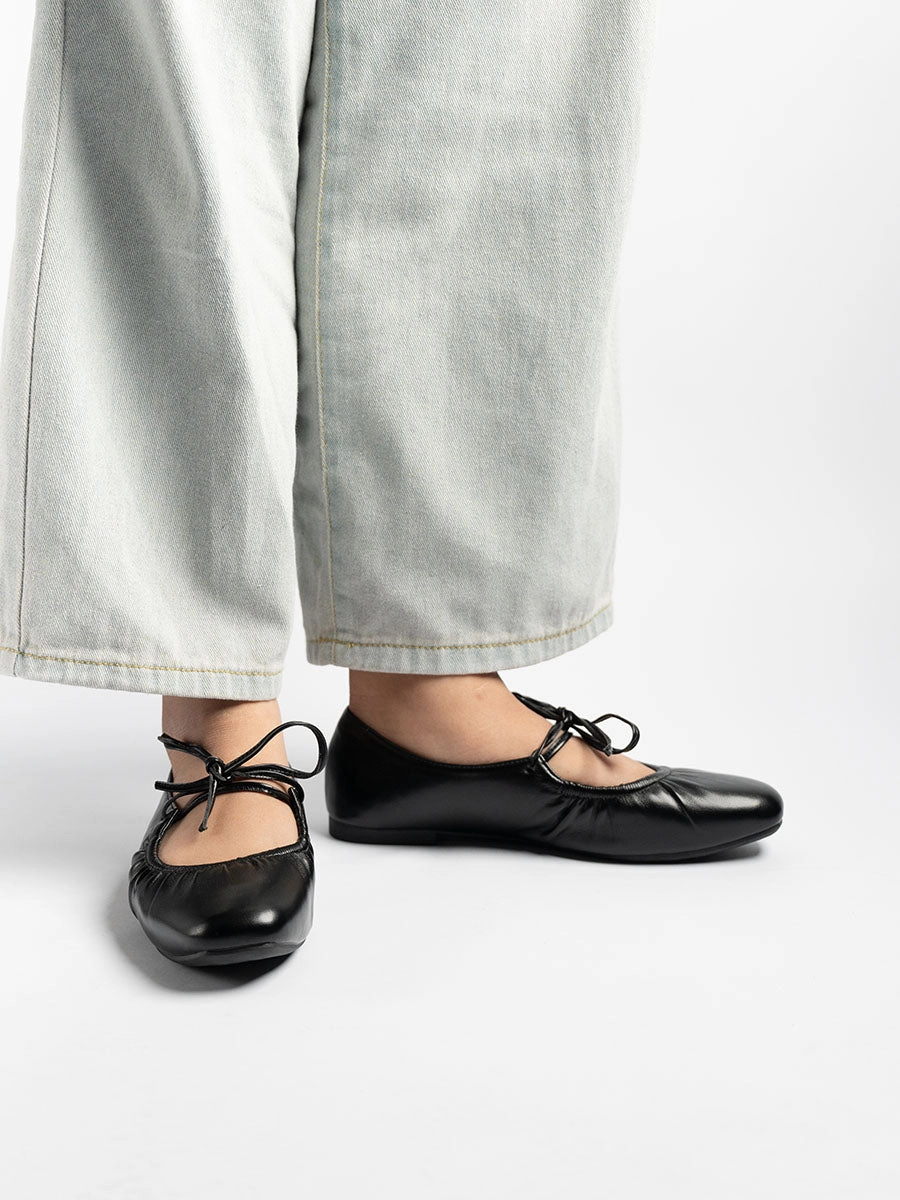 Bailey Tie Strap Flats