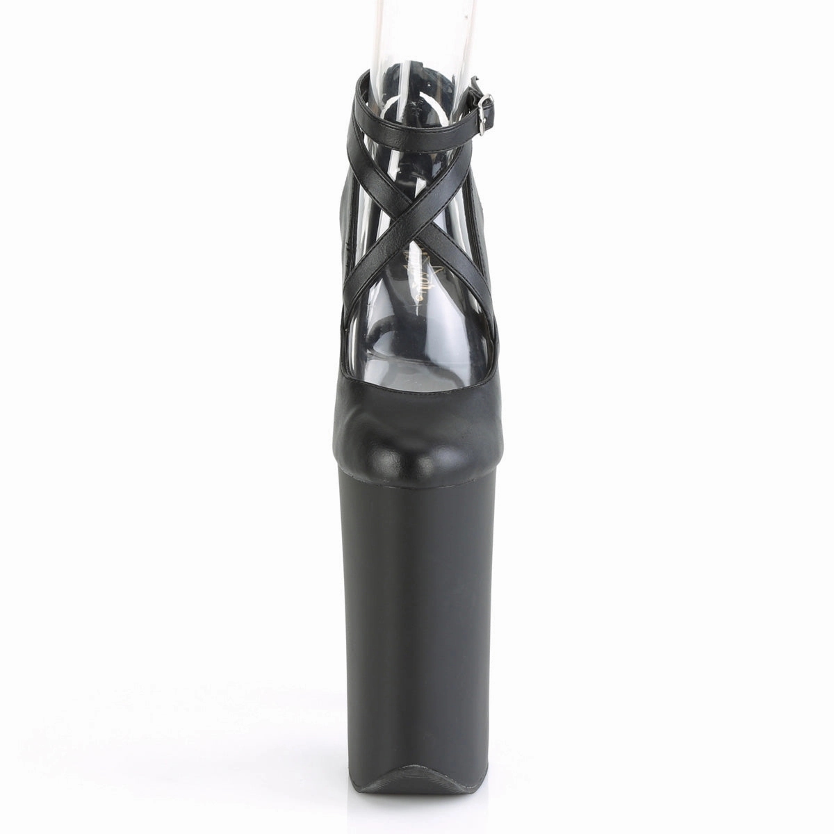 BEYOND-087  Black Faux Leather/Black Matte