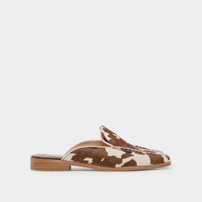 BRADLY FLATS COCOA TAURUS CALF HAIR
