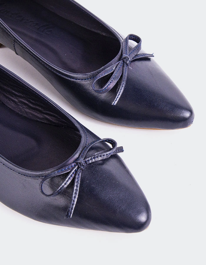 Briar Navy Leather