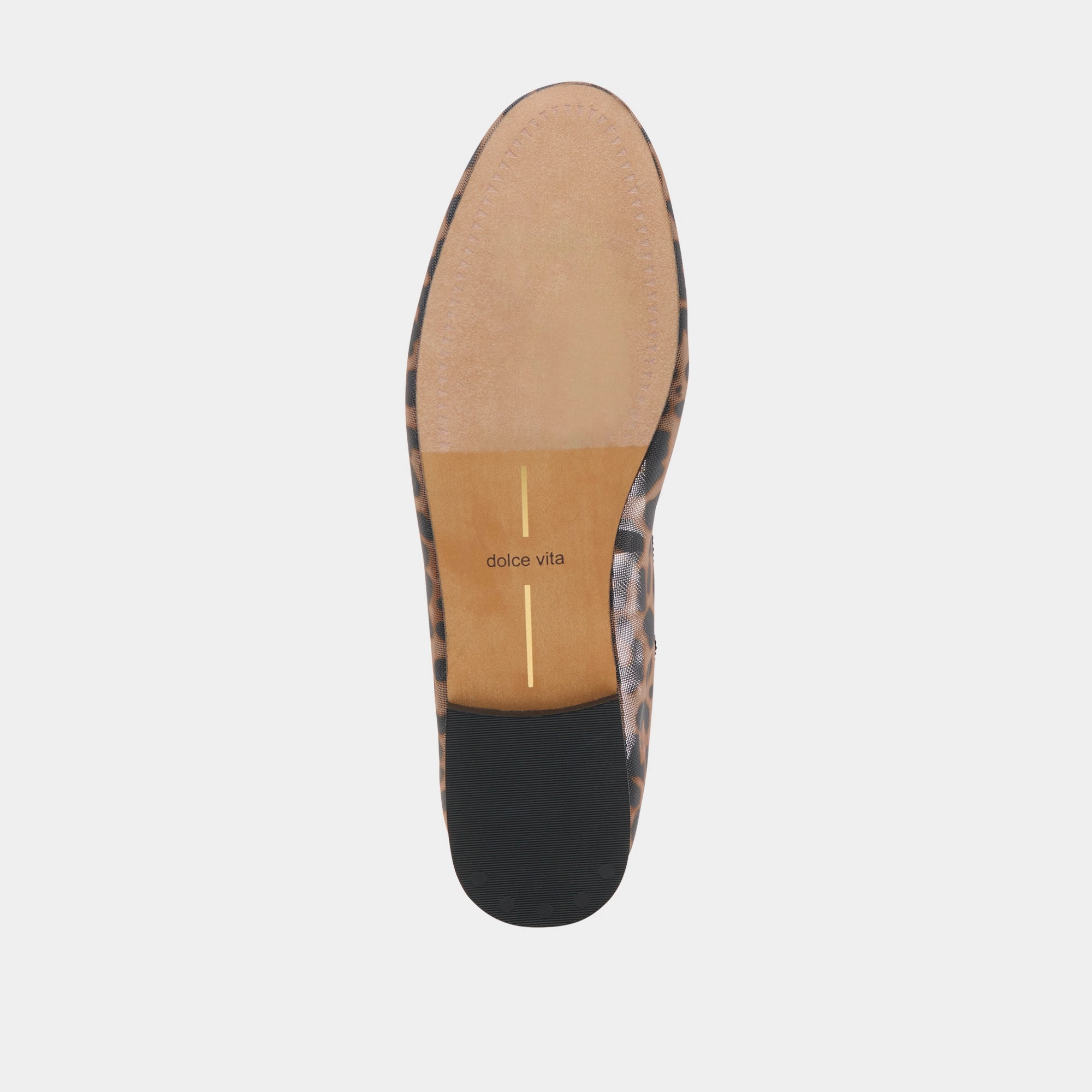 CADEL BALLET FLATS DK LEOPARD MESH