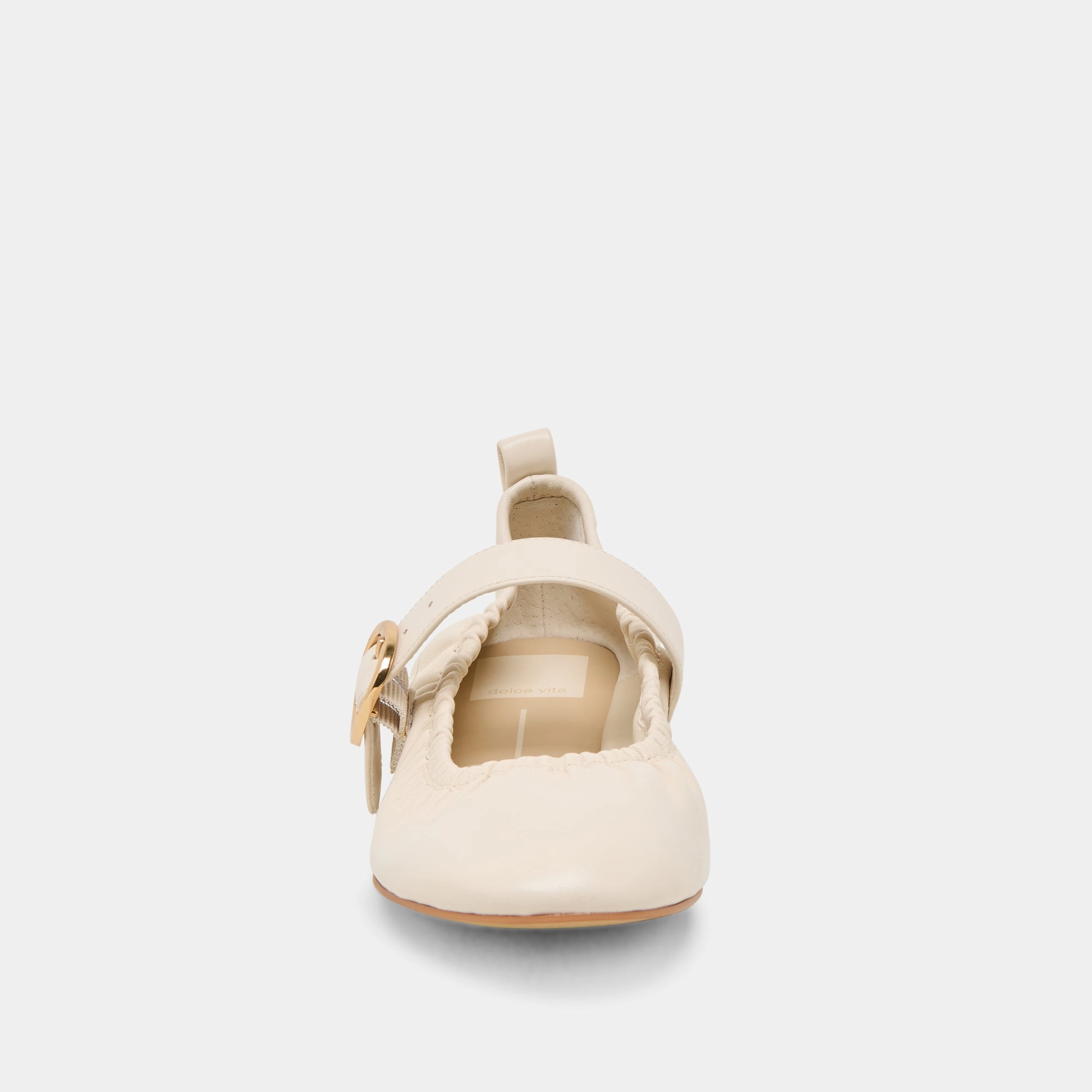 CAELY BALLET FLATS BONE LEATHER