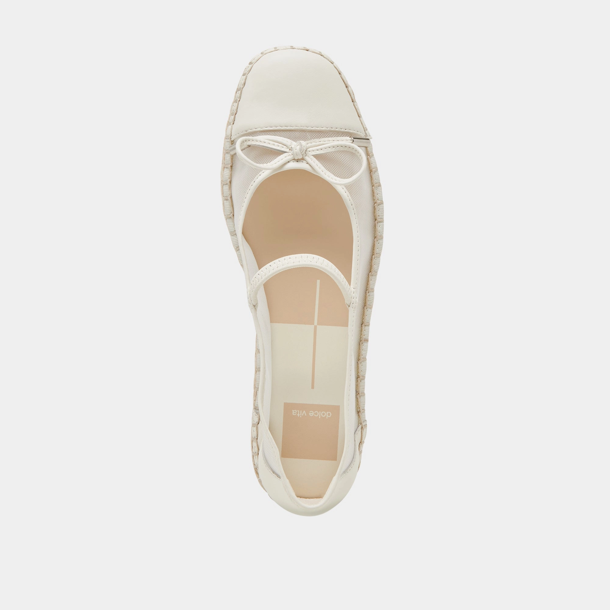 CAMBRE BALLET FLATS WHITE MESH