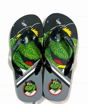Chicago White Sox Youth Southpaw Mascot Big Logo Flip Flops