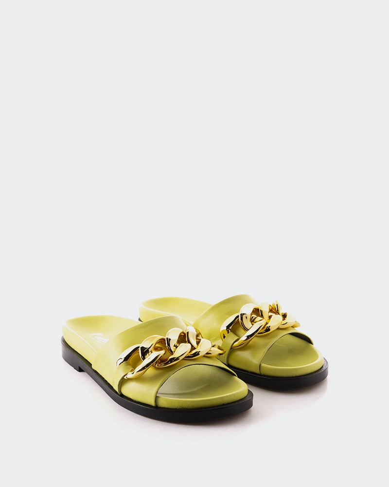 Cipriana Yellow Leather