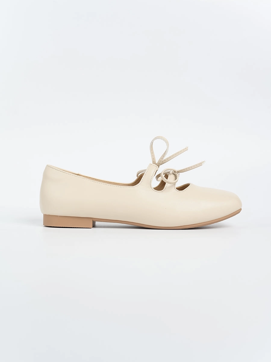 Clara PU Ribbon Flats