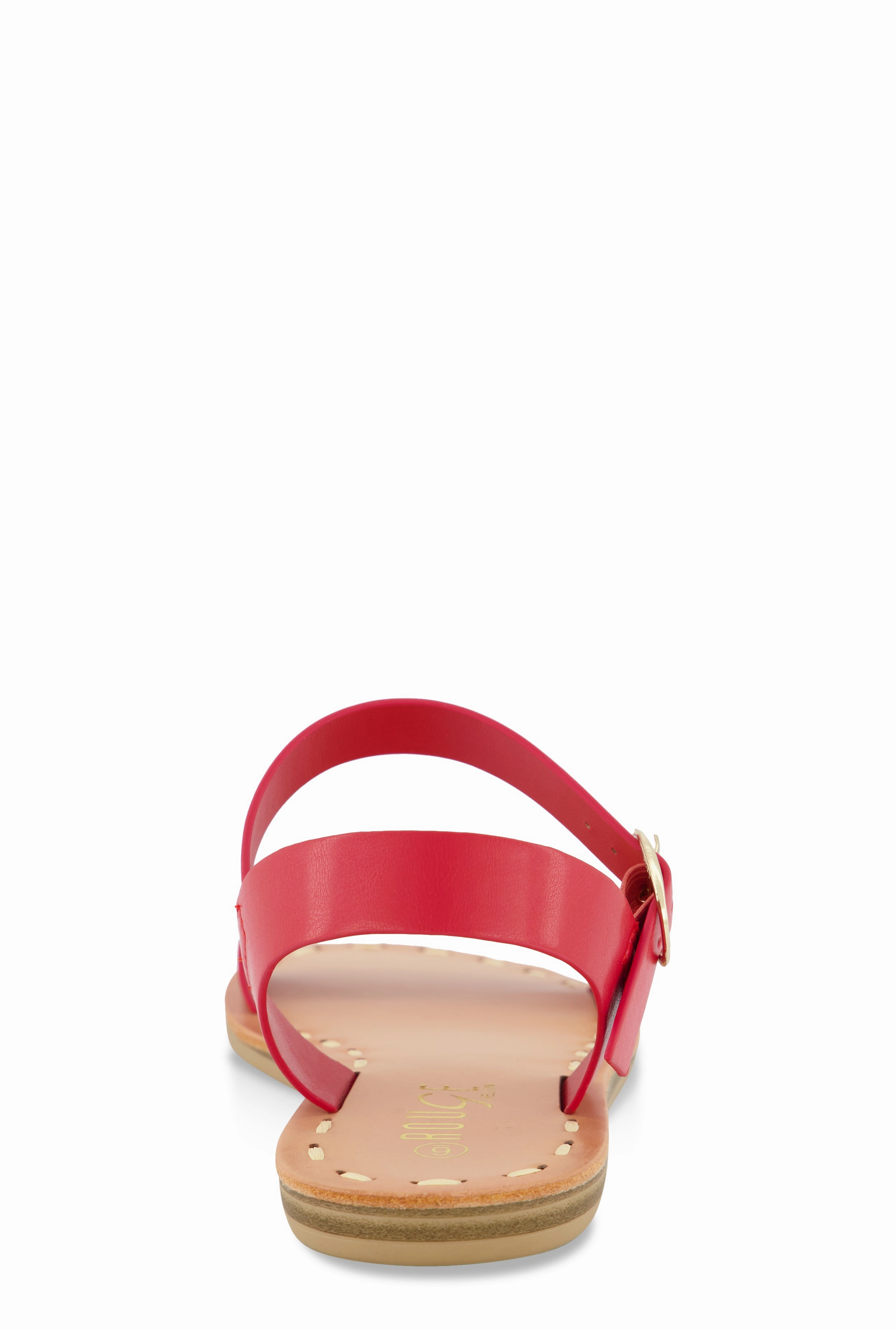 Contrast Stitch Ankle Strap Sandals