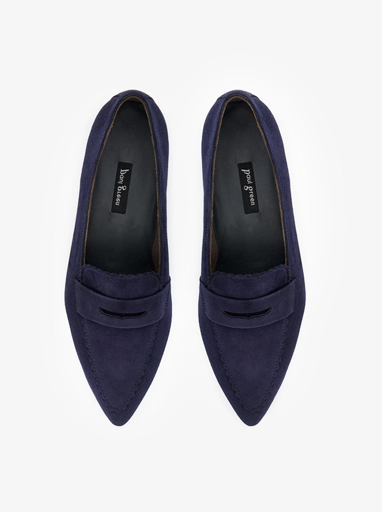Cortina navy suede
