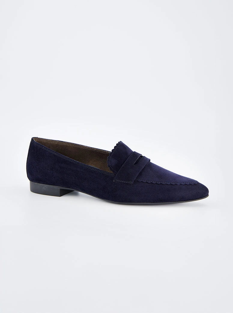Cortina navy suede