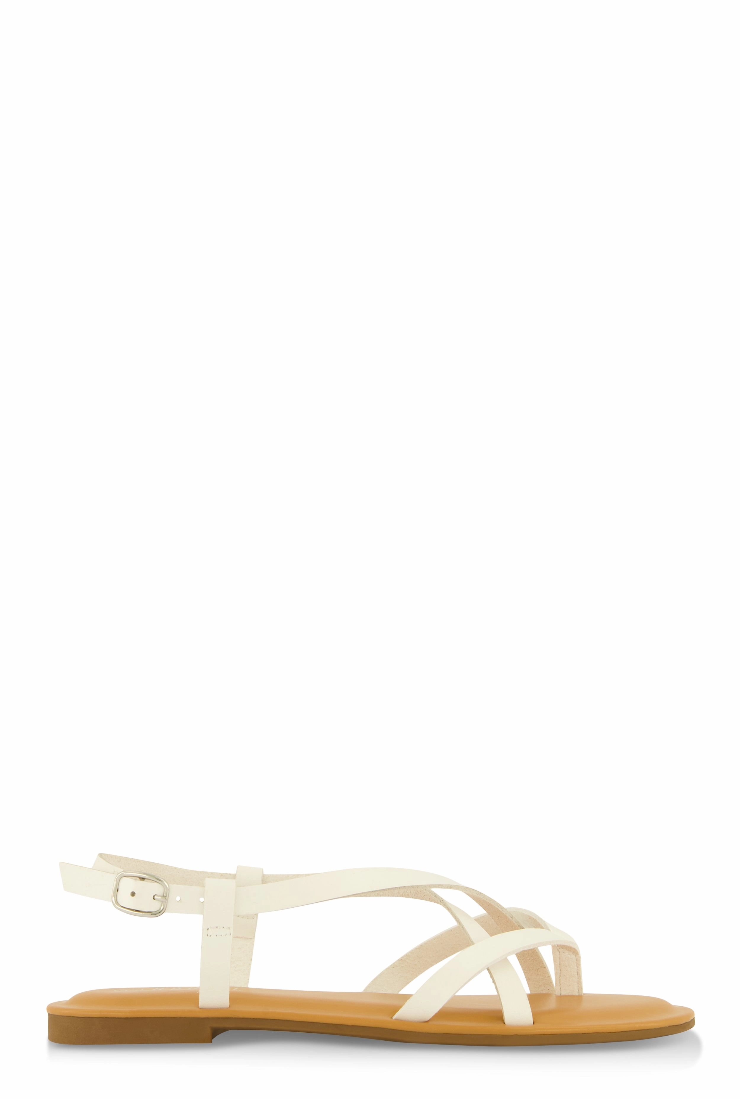 Criss Cross Strappy Thong Sandals