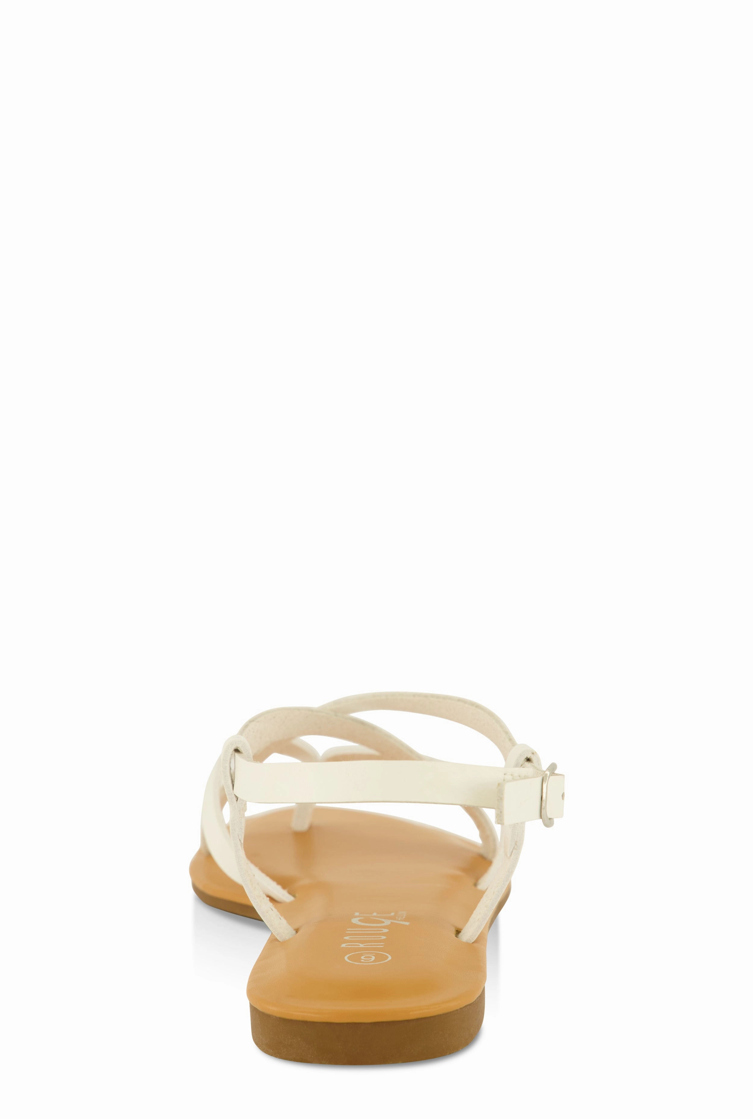 Criss Cross Strappy Thong Sandals