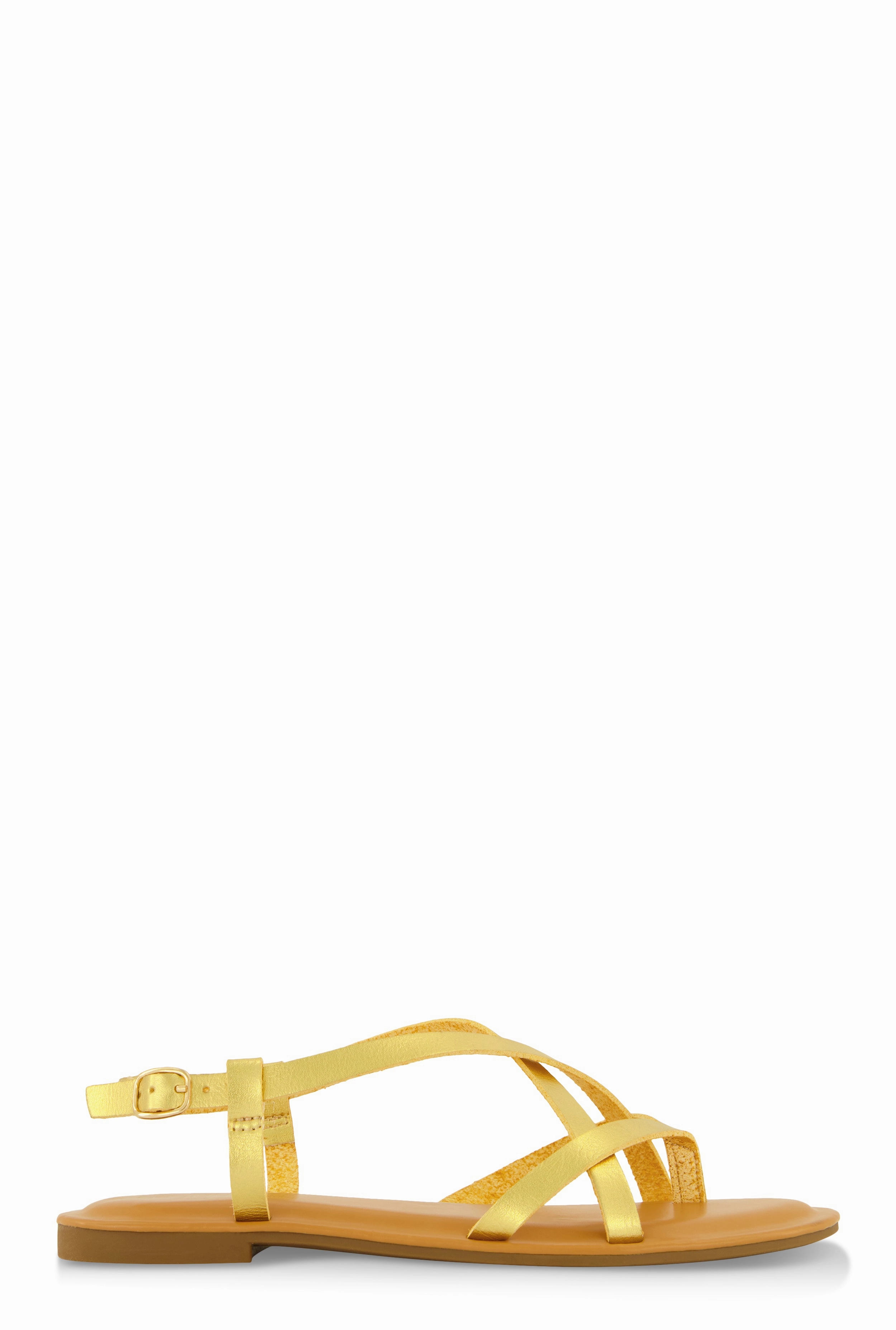 Criss Cross Strappy Thong Sandals
