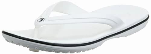 Crocs Unisex Crocband Flip Flip Flops. Weiß. 45/46 EU