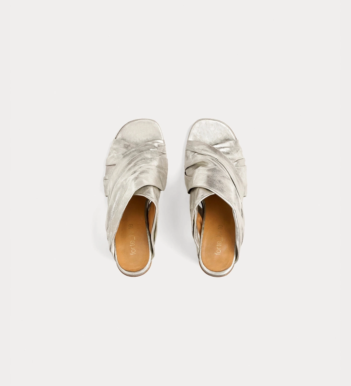 Crossover Sandals - Silver