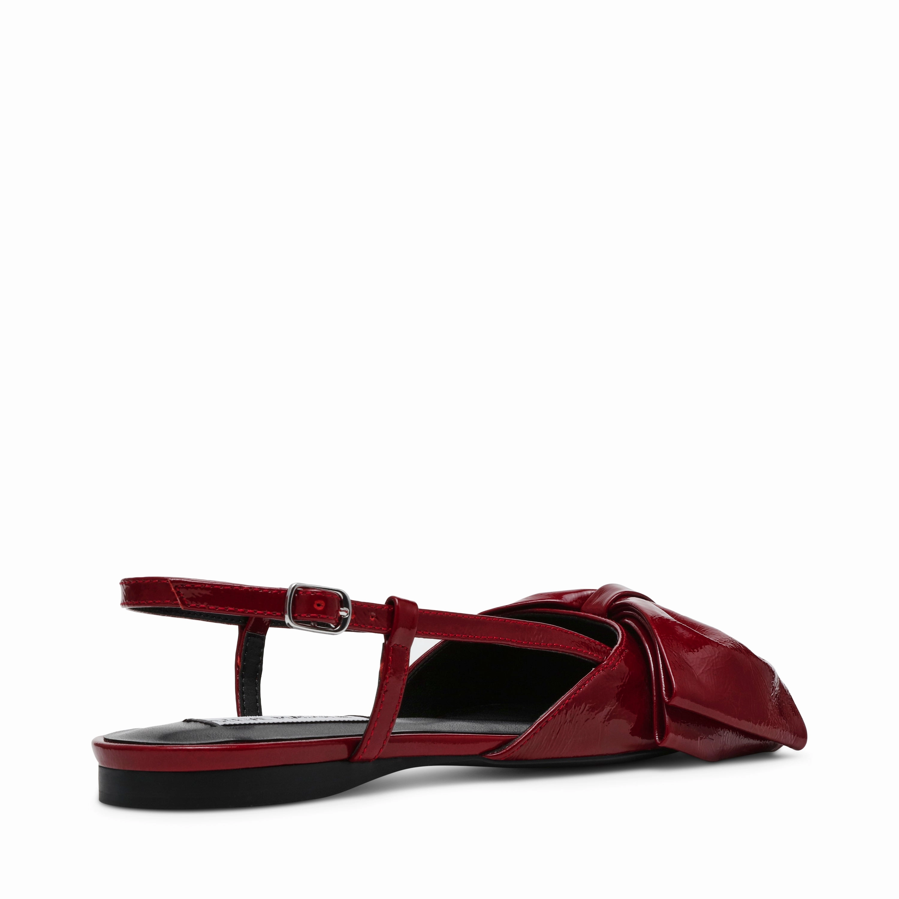 Dazzled Flat Shoe WINE LEATHER
