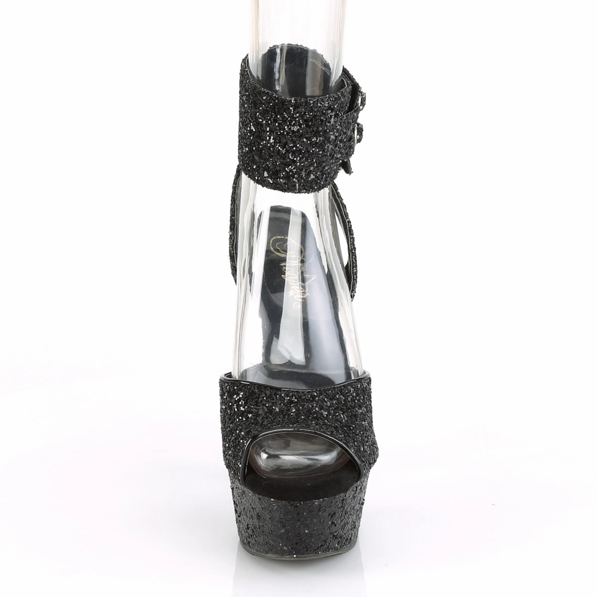 DELIGHT-691LG  Black Glitter/Black Glitter