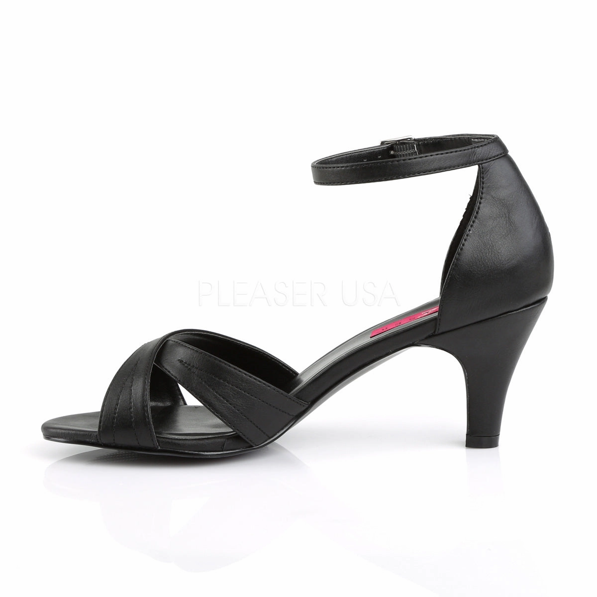 DIVINE-435  Black Faux Leather