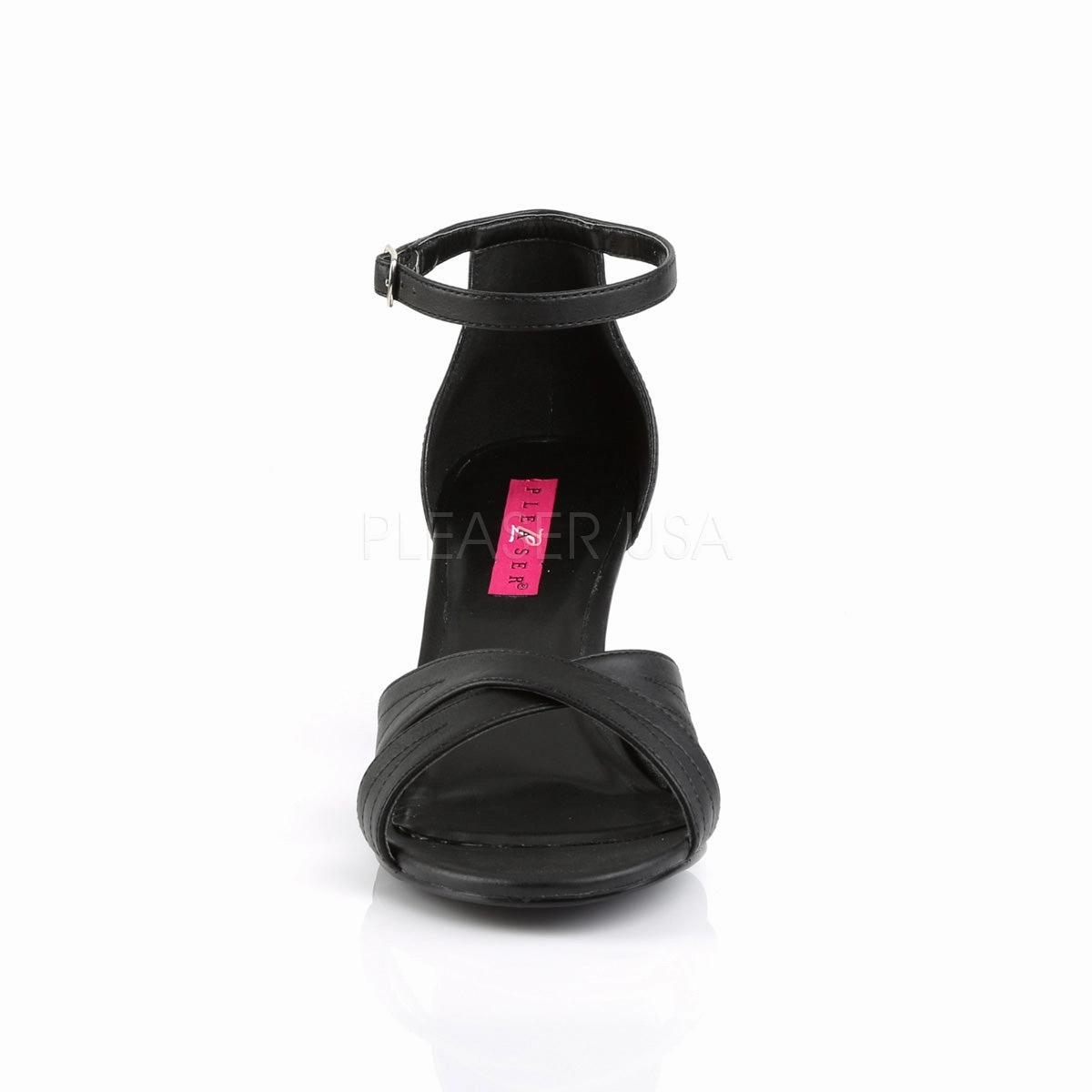 DIVINE-435  Black Faux Leather