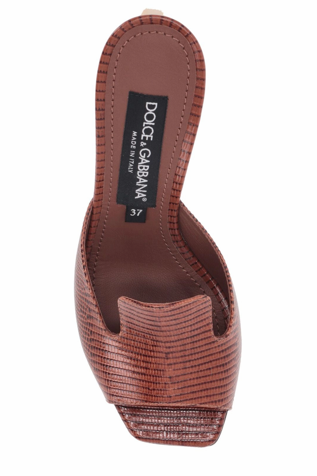 Dolce & Gabbana Lguana Printed Mules