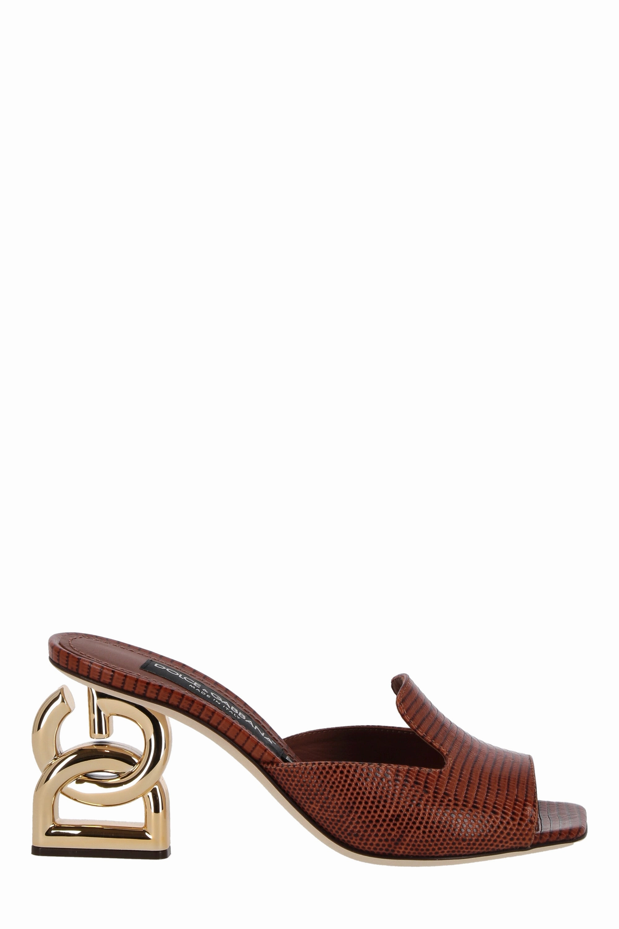 Dolce & Gabbana Lguana Printed Mules