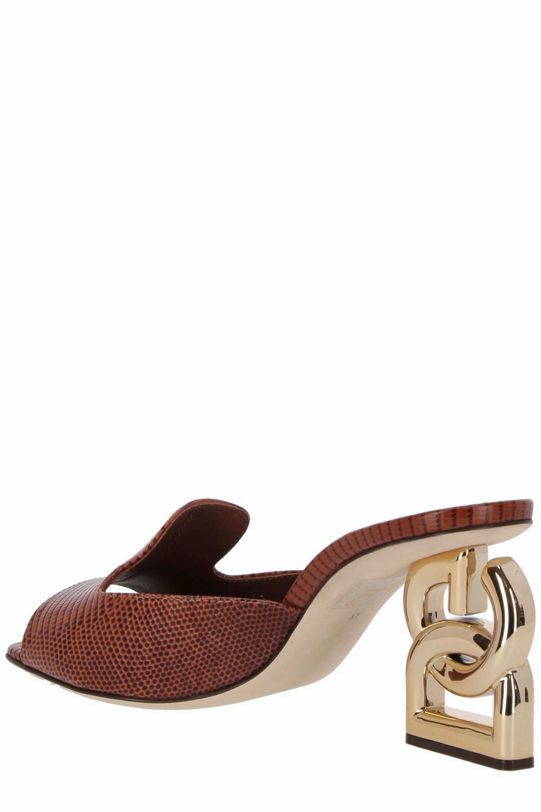Dolce & Gabbana Lguana Printed Mules