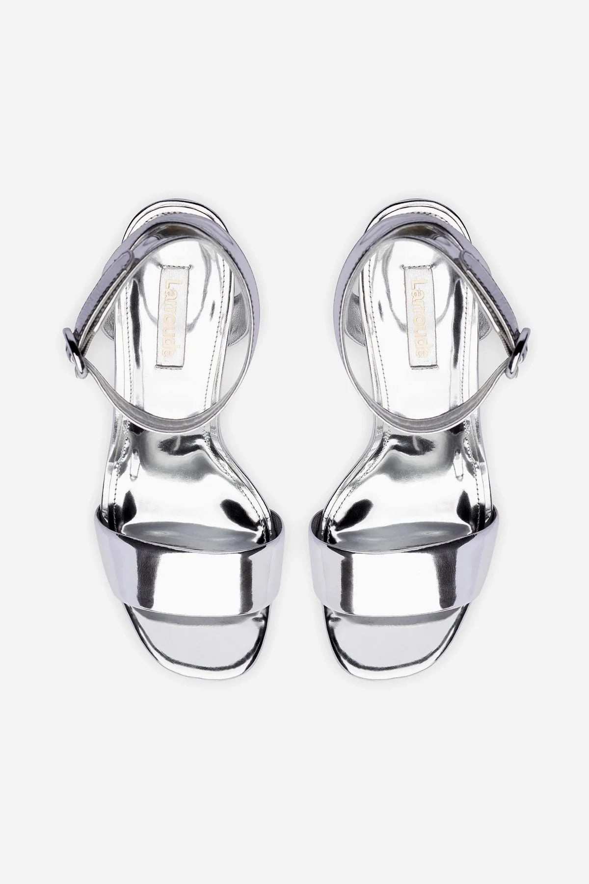 Dolly Sandal In Silver Specchio