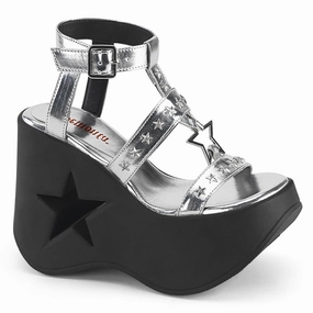 DYNAMITE-12  Silver Metallic Vegan Leather