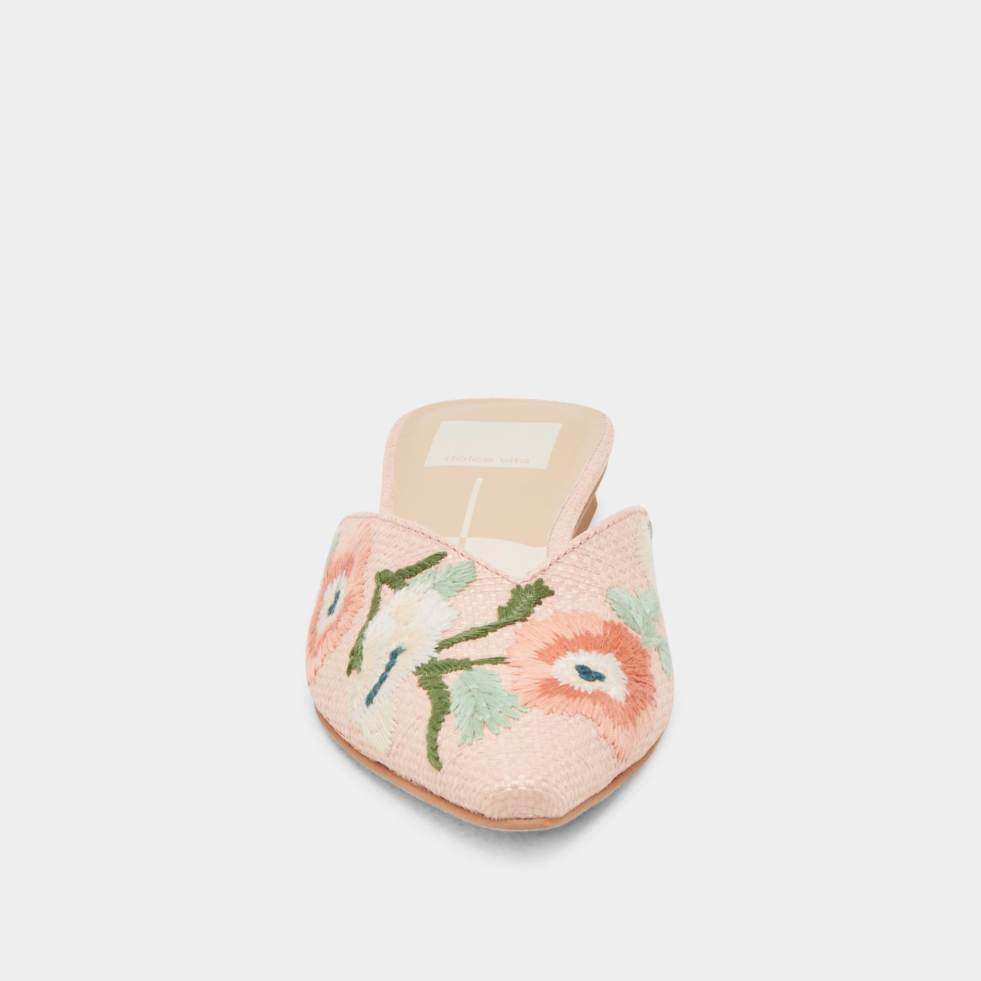ELM FLATS PINK FLORAL RAFFIA