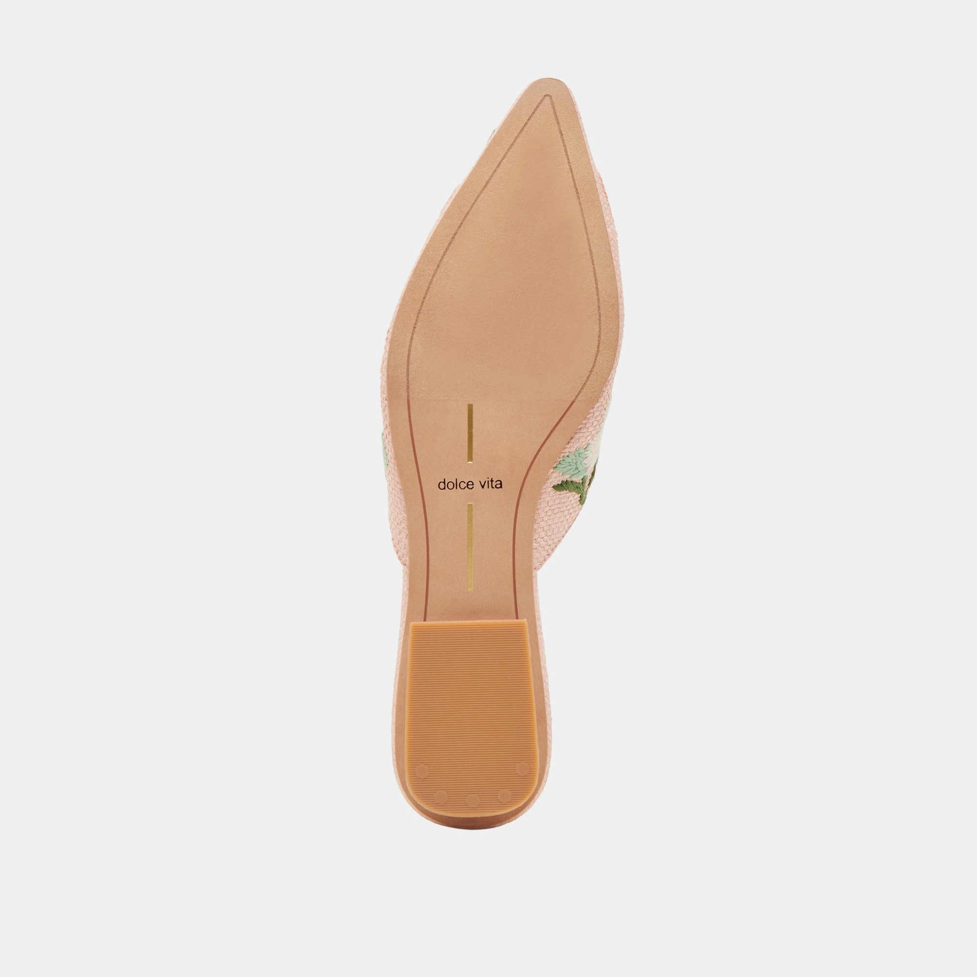 ELM FLATS PINK FLORAL RAFFIA