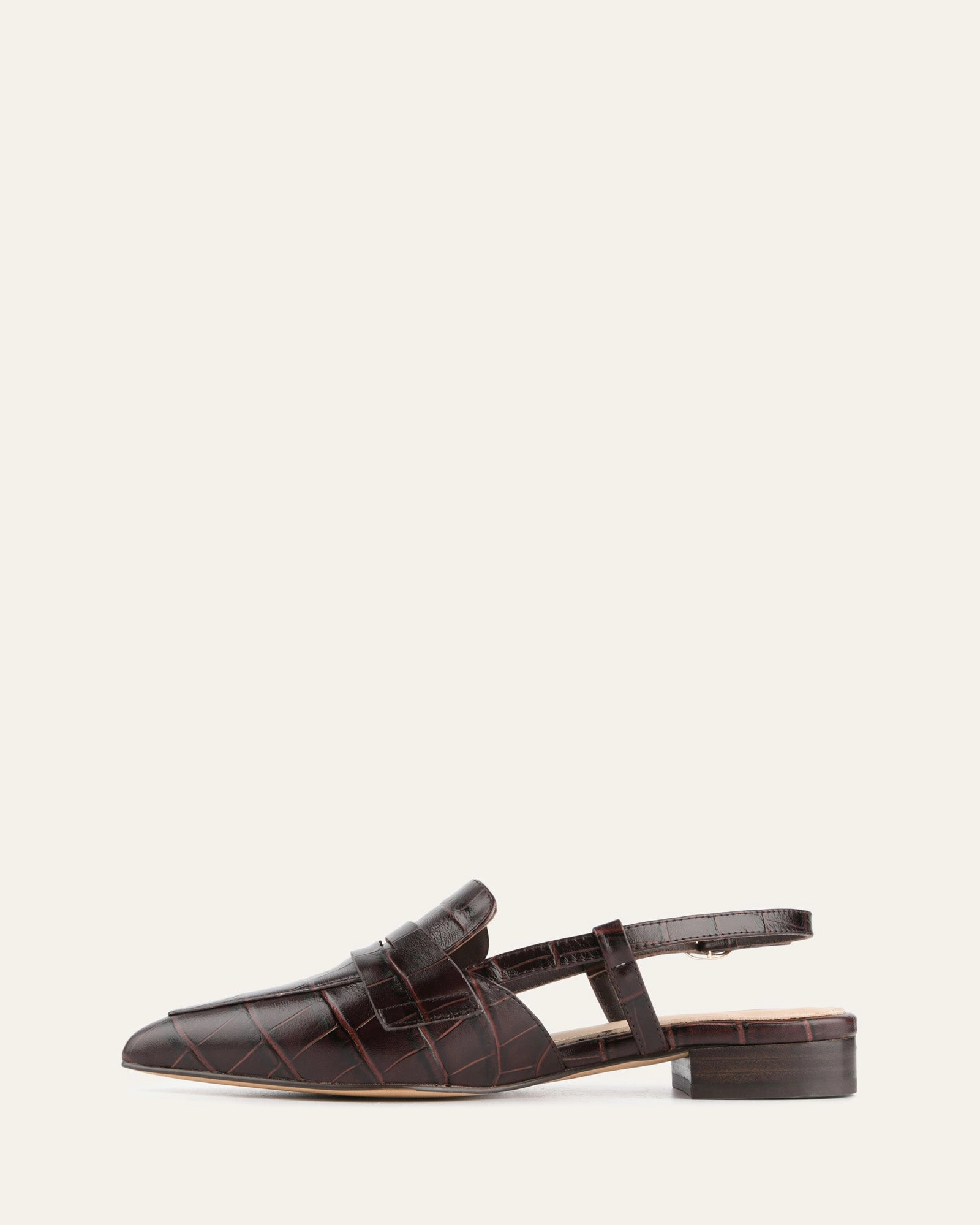 ELOISE DRESS FLATS CHOCOLATE CROC
