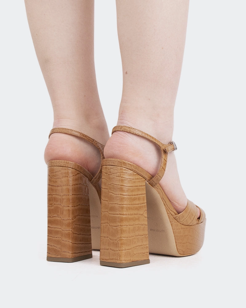 Embassy Chestnut Croco