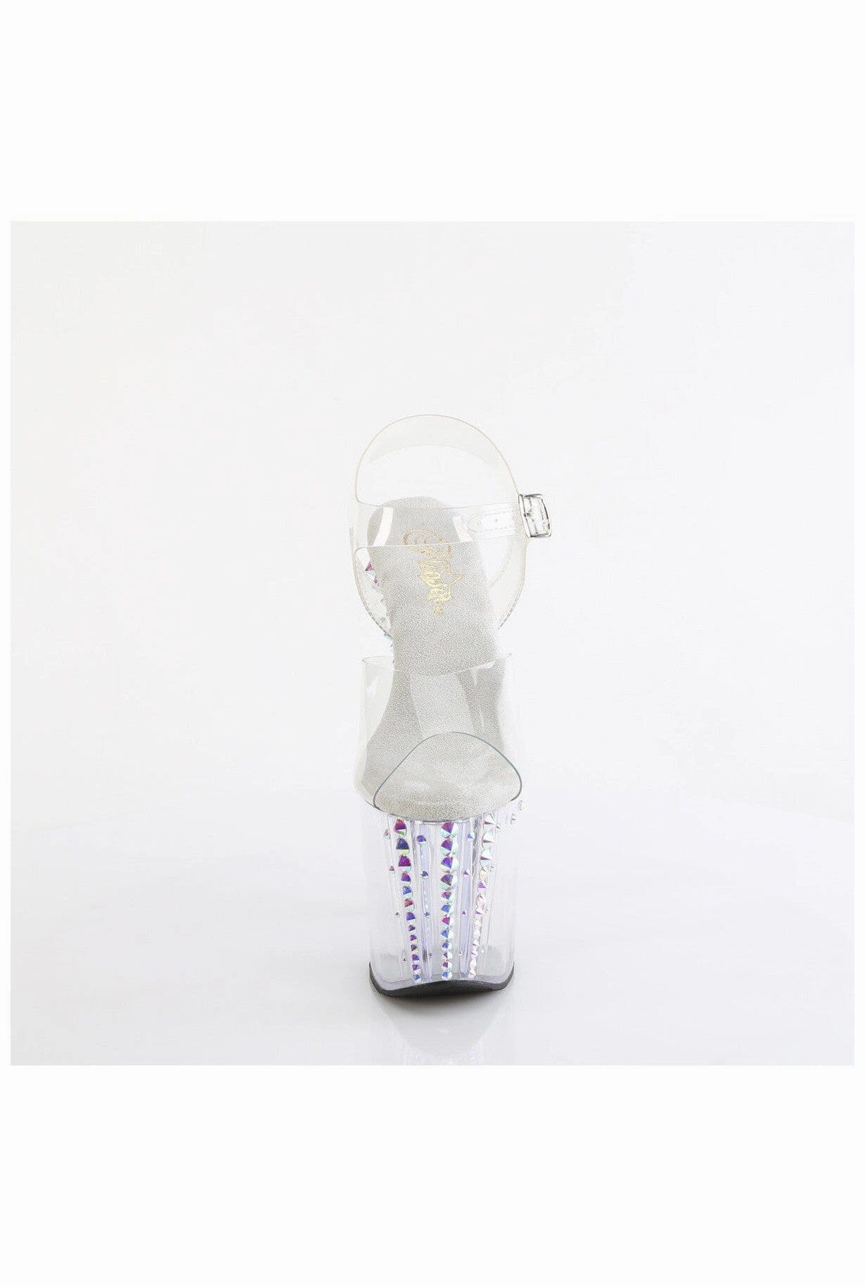 ENCHANT-708RS-02 Clear Vinyl Sandal