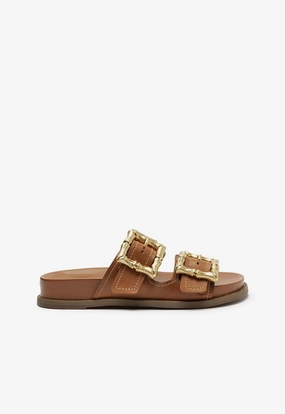 Enola Sporty Leather Sandal