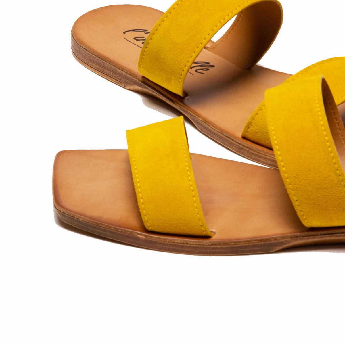 Fayola Mustard Suede