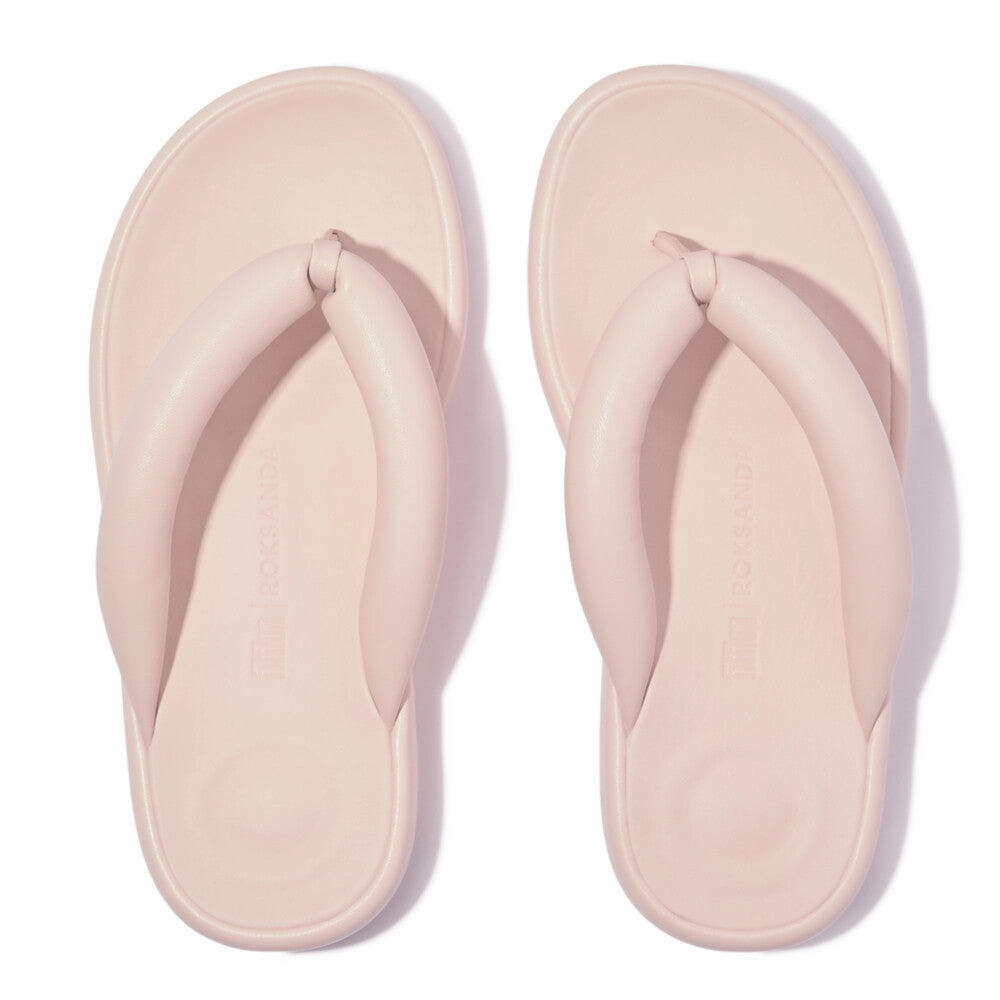 FitFlop - iQUSHION D-LUXE X ROKSANDA PAD. LEATHER FLIP-FLOPS